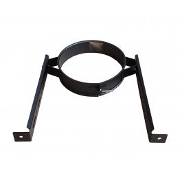 DINAK DW black dakbevestigingsbeugel dubbelwandig rookkanaal Ø150mm