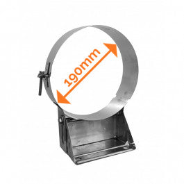 DINAK DW muurbeugel verstelbaar 70-120mm Ø130mm