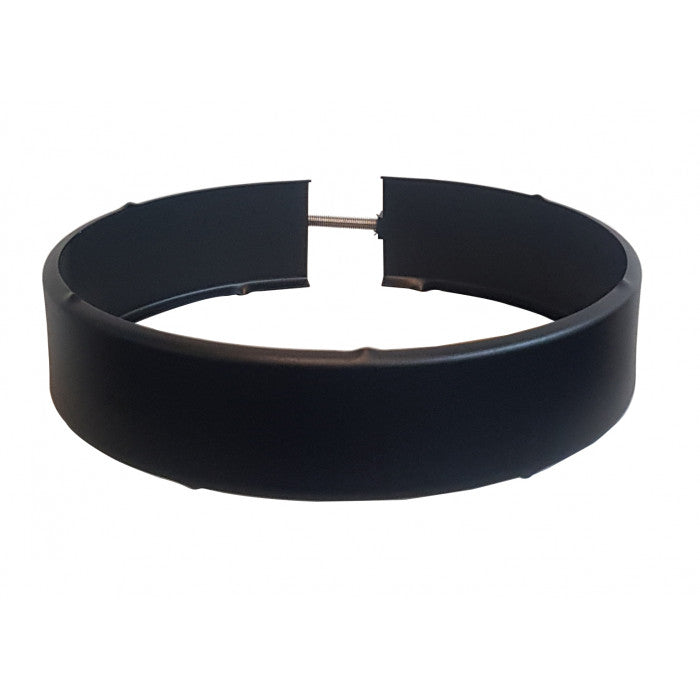 DINAK DW black klemband voor dubbelwandig rookkanaal Ø150mm