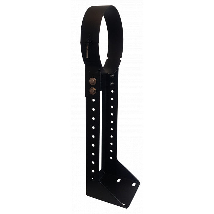 DINAK DW black muurbeugel verstelbaar 250-430mm Ø150mm