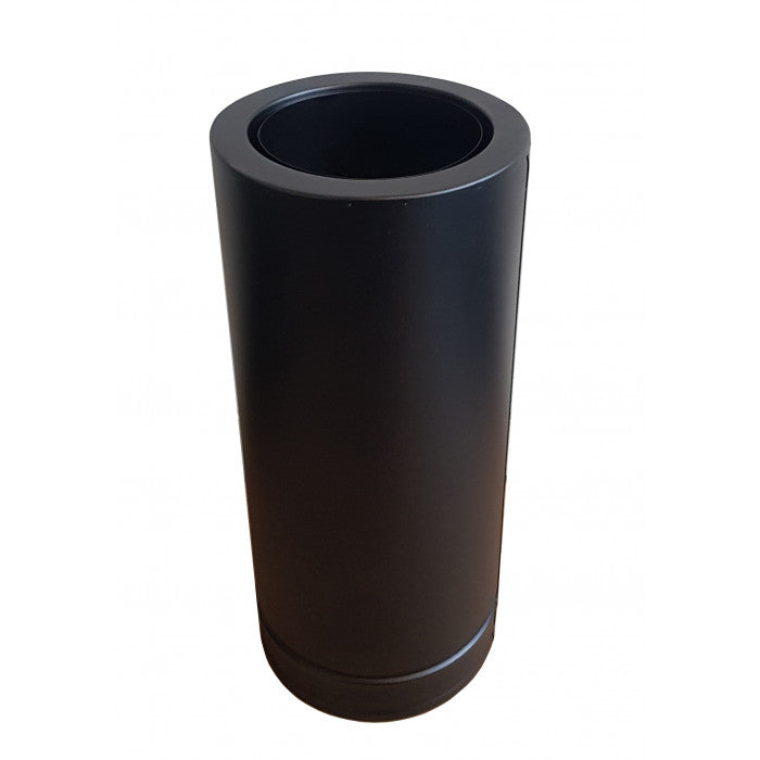 DINAK DW black nisbus-verticaal L:44cm Ø150mm (verloop EW-DW)