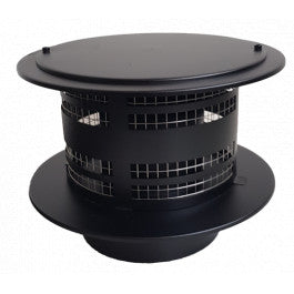 DINAK DW black trekkap Holland met veegluik Ø150mm