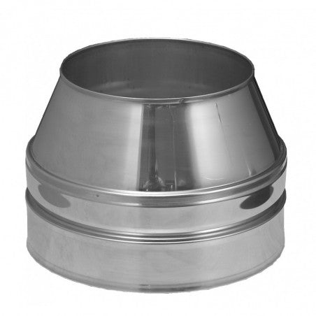 DINAK DW pellet mondafsluiting dubbelwandig rookkanaal Ø80mm