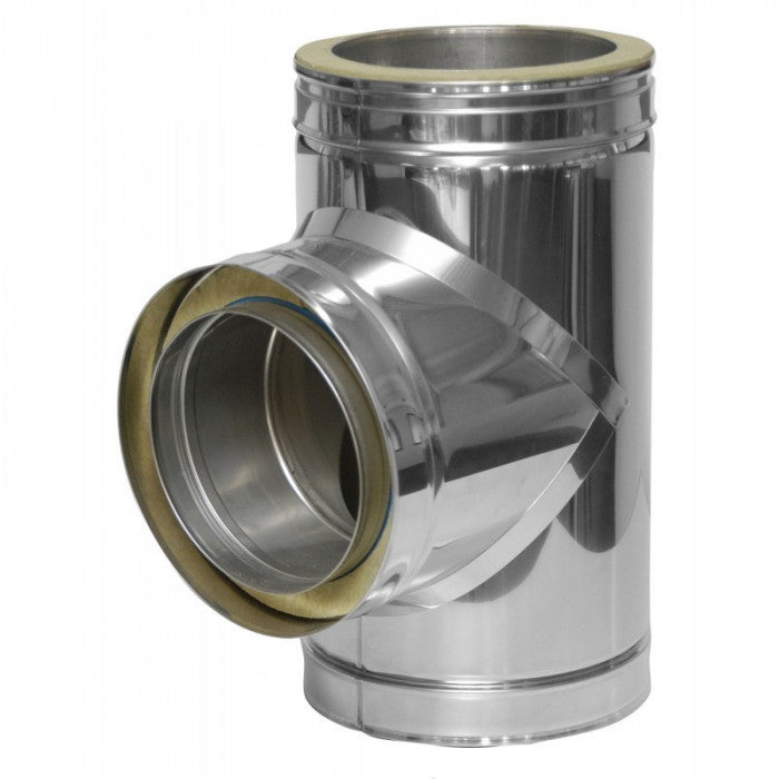 DINAK DW T-stuk dubbelwandig rookkanaal Ø150mm