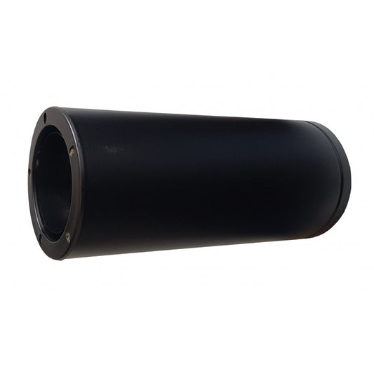 DINAK DW black inkortbare nisbus-horizontaal L:44cm Ø150mm (verloop EW-DW)